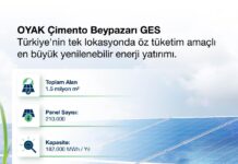 OYAK Çimento, Türkiye’nin en büyük öz tüketim amaçlı güneş enerjisi santralini devreye aldı